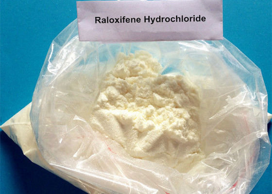 CAS 82640-04-8 Raloxifene HCL สเตียรอยด์ต่อต้านฮอร์โมนเอสโตรเจน Raloxifene Hydrochloride