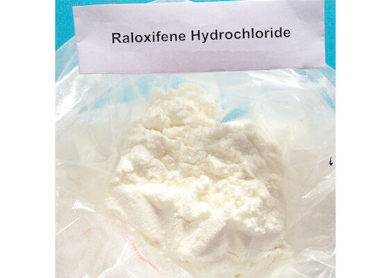 CAS 82640-04-8 สเตียรอยด์ต่อต้านเอสโตรเจน Raloxifene Hydrochloride สำหรับมะเร็งเต้านม